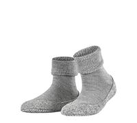 FALKE Damen Stoppersocken Cosyshoe W Hp Wolle rutschhemmende Noppen 1 Paar, Grau Light Grey 3400, 37-38