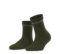 FALKE Damen Stoppersocken Cuddle Pads W HP Baumwolle Wolle rutschhemmende Noppen 1 Paar, Grün (Artichoke 7436), 35-38
