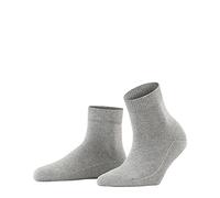 FALKE Damen Stoppersocken Light Cuddle Pads W Hp Baumwolle rutschhemmende Noppen 1 Paar, Grau Mid Grey Melange 3530, 39/42 EU