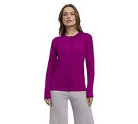 FALKE Damen Strickjacke Basic New Merino W Pu Wolle weich elegant klassisch für Business und Freizeit 1 Stück, Rosa Magenta 8020, L