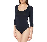 FALKE Damen Stringbody Body atmungsaktive Baumwolle leicht schimmernd 3/4 Arm elegant nahtlos mit Rundhals Ausschnitt zartes Gefühl auf der Haut 1 Stück