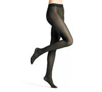 FALKE Damen Strumpfhose Chevron 50 DEN W Ti halb-blickdicht gemustert 1 Stück, Schwarz Black 3009, L
