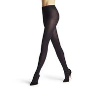 FALKE Damen Strumpfhose Cotton Touch W Ti Baumwolle einfarbig 1 Stück, Blau Marine 6179-O, S-M