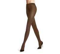 FALKE Damen Strumpfhose Cotton Touch W Ti Baumwolle einfarbig 1 Stück, Braun Cappucino 5520, XL