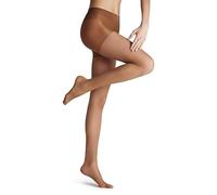 FALKE Damen Strumpfhose Energize 15 DEN W TI transparent mit Kompression 1 Stück, Braun (Powder 4069), M-L