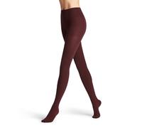 Falke Strumpfhose Family mit Stretch-Anteil, 94% Baumwolle, Bordeaux Rot Größe 42-44