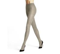 FALKE Damen Strumpfhose Family W Ti nachhaltige Baumwolle einfarbig 1 Stück, Beige Linen Melange 4541, 40-42
