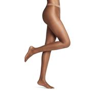 FALKE Damen Strumpfhose Invisible Deluxe 8 DEN W Ti ultra-transparent einfarbig 1 Stück, Braun Hazel 5187, M