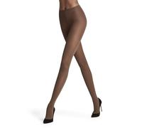 FALKE Damen Strumpfhose Matt Deluxe 30 DEN W TI transparent einfarbig 1 Stück, Braun (Espresso 5188), L
