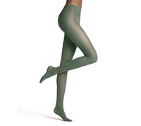 FALKE Damen Strumpfhose Matt Deluxe 30 DEN W Ti transparent einfarbig 1 Stück, Grün Sage 7538, L
