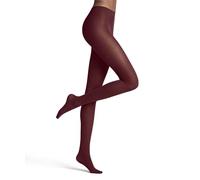 FALKE Damen Strumpfhose Matt Deluxe 30 DEN W Ti transparent einfarbig 1 Stück, Rot Ruby 8830, M-L