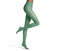 FALKE Damen Strumpfhose Matt Deluxe 30 DEN W Ti transparent einfarbig 1 Stück, Türkis Ocean Green 7506, S-M