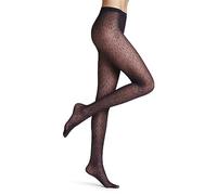 FALKE Damen Strumpfhose Origin Flaw Weiches Material transparent gemustert 1 Stück, Blau (Marine 6179), M-L
