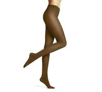 FALKE Damen Strumpfhose Pure Matt 50 DEN W Ti halb-blickdicht einfarbig 1 Stück, Gelb Old Brass 1220, M-L