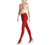 FALKE Damen Strumpfhose Pure Matt 50 DEN W TI halb-blickdicht einfarbig 1 Stück, Rot (Lipstick 8000), S-M