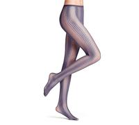 FALKE Damen Strumpfhose Ritual Weiches Material transparent gemustert 1 Stück, Lila (Amethyst 8635), S