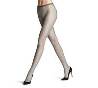 FALKE Damen Strumpfhose Sea Lightness W Ti transparent gemustert 1 Stück, Grau Shark 3258, L