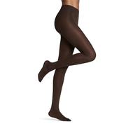 Falke Damen Strumpfhose Seidenglatt 40 DEN – halb-blickdicht, einfarbig – Braun (Brenda 5179) M-L