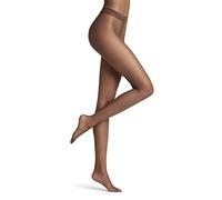 FALKE Damen Strumpfhose Shelina 12 DEN W TI Ultra-Transparent einfarbig 1 Stück, Braun (Coffee 5309), L