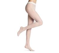 FALKE Damen Strumpfhose Shell Fragments 20 DEN W Ti transparent gemustert 1 Stück, Weiß Off-White 2059, M-L