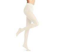 FALKE Damen Strumpfhose Softmerino W Ti Wolle Baumwolle einfarbig 1 Stück, Weiß Off-White 2040, 42-44