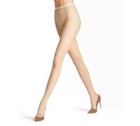 FALKE Damen Strumpfhose Wicker Game W Ti transparent gemustert 1 Stück, Weiß Off-White 2059, M