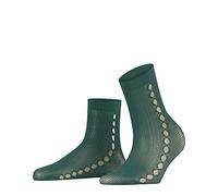 FALKE Damen Supersize Net W SO transparent Gemustert 1 Paar Socken, Türkis (Verdigris 7426), OneSize