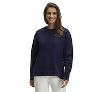 FALKE Damen Sweatshirt Basic Sweat Shirt W Pu Baumwolle weich bequem komfortabel Langarm 1 Stück, Blau Space Blue 6116, L