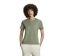 FALKE Damen T-Shirt Basic Modern W S/s Sh Baumwolle weich Kurzarm bequem sehr leicht 1 Stück, Grün Frosty Grey 7180, XS