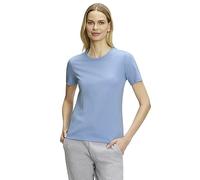 FALKE Damen T-Shirt Basic Round Neck W S/s Sh Baumwolle weich kurzarm bequem sehr leicht 1 Stück, Blau Sky Blue 6807, M