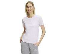 FALKE Damen T-Shirt Basic Round Neck W S/S SH Baumwolle weich hautfreundlich 1 Stück, Weiß (White 2000), XL