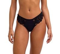 Falke Damen Tangahöschen Delicate Touch W Th Mikrofaser mit Spitze 1 Stück, Schwarz Black 3000, M