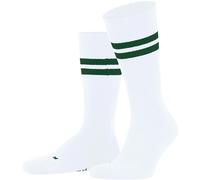 FALKE Unisex Dynamic U SO Baumwolle Gemustert 1 Paar Socken, Weiß (White-Green 2700), 39-41