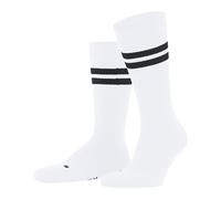 Falke Socken Tagessocke Crew Dynamic weiss/schwarz – Damen/Herren Größe 39-41, 1 Paar