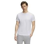 FALKE Herren T-Shirt Basic Round Neck M S/s Sh Baumwolle weich kurzarm bequem sehr leicht 1 Stück, Weiß White 2000, L
