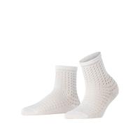 FALKE Damen Socken Beach Drop W Sso Baumwolle Leinen gemustert 1 Paar, Weiß White 2000, 39-42