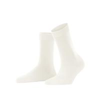 FALKE Damen Socken ClimaWool W So Wolle Lyocell einfarbig 1 Paar, Weiß Off-White 2040, 37-38