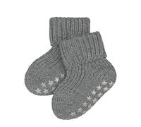 Falke Baby Hausstrümpfe Cotton Catspads SO CP 10603-3390 6-12M Light Greymel.