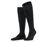 FALKE Energizing Wool Herren Kniestrümpfe, 45-46, Schwarz, Uni, Schurwolle, 15530-300006