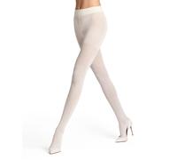 FALKE Strickstrumpfhose FABLE ESTATE offwhite creme | 44-46