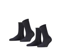 FALKE - FALKE Happy 2-Pack Damen dark navy - Gr. - 36.5