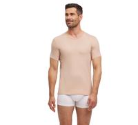 Falke Crew-Neck Undershirt - Camel - XL Unsichtbares Baumwoll-T-Shirt T-Shirts