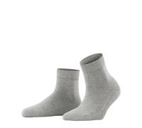 FALKE Damen Stoppersocken Light Cuddle Pads W Hp Baumwolle rutschhemmende Noppen 1 Paar, Grau Mid Grey Melange 3530, 35/38 EU