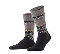 FALKE Herren Socken Norseman M So Wolle gemustert 1 Paar, Grau Flanell 3210, 39-42
