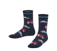 Falke Socken Police and Fire Cars Unisex Kinder Baumwolle gemustert Blau 27-30