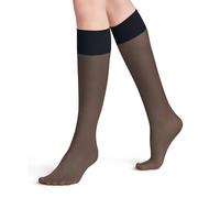 Falke Kniestrümpfe Pure Matt 20 DEN Damen transparent Marine Gr. 35-38 1 Paar