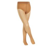 FALKE Unisex Kinder Strumpfhose Pure Matt 30 DEN K TI transparent einfarbig 1 Stück, Beige (Cocoon 4059), 134-146