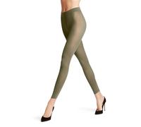 FALKE Damen Leggings Pure Matt 50 DEN W Le halb-Blickdicht einfarbig 1 Stück, Grün Crocodile 7503, S-M