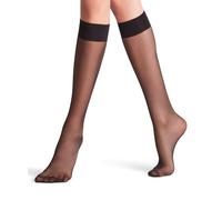 Falke - Feinsöckchen SEIDENGLATT 15 anthracite - Sockengröße - 35-38
