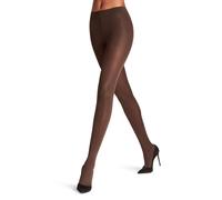 FALKE Damen Strumpfhose Seidenglatt 40 DEN W TI halb-blickdicht einfarbig 1 Stück, Braun (Brenda 5179), L